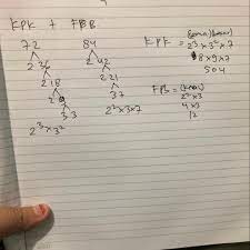 Menurut kakak cara ini lebih cepat. Tentukan Kpk Dan Fpb Dari Bilangan 72 Dan 84 Dengan Caranya Brainly Co Id