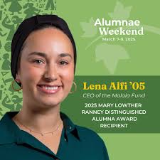 🏆 We are excited to announce the 2025 Distinguished Alumna Award  Recipients: Lena Alfi '05, our 2025 Mary Lowther Ranney Distinguished  Alumna, and Alana Pacheco '10 our 2025 Distinguished Young Alumna! Join