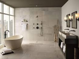 These designs are perfect for a smaller bathroom in order to create a full bathroom rather than a half bathroom. A Hot Trend In Bathroom Design Modern Curbless Shower Ideas Deavita