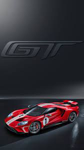 Universal Phone Wallpapers Backgrounds Red Ford Gt Super Car Iphone Htc Samsung Sony Lg Ford Gt Ford Classic Cars Ford Gt40