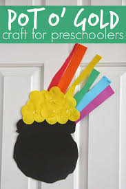 Easy Preschool Cutting Craft: Pot o' Gold - Toddler Approved