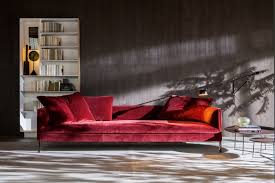 There is a continuous seat without cushions with a sinuous and comfortable armrest. Modulares Design Sofa Made In Italy Paul Molteni C