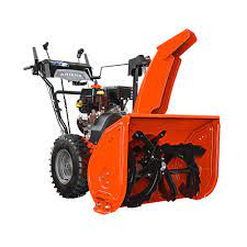 The ariens professional 21 ssrc is extremely lightweight, weighing only 89 pounds. Ariens Deluxe 28 Inch 2 Stage 120v Electric Start Snowblower With 254cc Ariens Ax Engine The Home Depot Canada