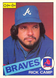 1985 O-Pee-Chee #167 Rick Camp NM-MT Braves