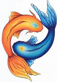 Koi Yin Yang Tattoo Pisces Tattoos Fish Drawings Pices Art