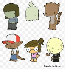 The this is a list of characters on ''westernanimation/regularshow'' include:from the creator/cartoonnetwork series ''westernanimation/regularshow''. Mitch Muscle Man Sorenstein Hi Five Ghost Cartoon Louie Chibi Head Png Pngegg