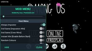 Among Us Mod Menu Apk V2020 9 9 Always Impostor Terbaru 2020