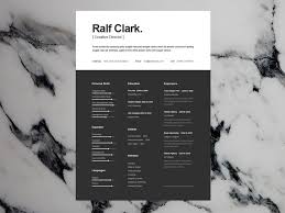 Graphic designers are creative in nature, hence it is applicable for both the freshers as well as the experienced people. Simple And Clean Black White Resume Template Resumekraft