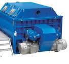Twin-shaft mixer and mixing components: (a) The machine, (b ...