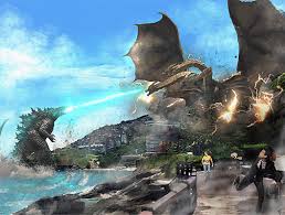 Zagres and king ghidorah invades torema's planet. Godzilla Vs King Ghidorah Fanart Godzilla Forum