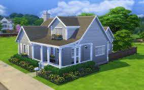 Sims 4 Homes Linnea Crossing 30 X 20 Family Home 3 Bed 2 Bath Sims 4 Houses Sims 4 Family House Sims House