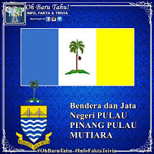 Penang is a state in malaysia and the name of its constituent island, located on the northwest coast of peninsular malaysia by the strait of malacca. Oh Baru Tahu Bendera Pulau Pinang Warna Biru Muda Bermaksud Warna Laut Yang Indah Di Sekeliling Pulau Itu Warna Putih Pula Membawa Maksud Negeri Pulau Pinang Yang Aman Dan Damai Warna