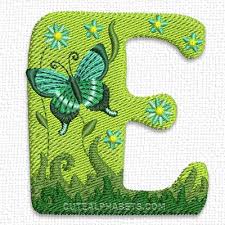 Seuss alphabet letter e embroidery design from dr. Letter E Cute Alphabets Embroidery Fonts Cute Alphabet Embroidery Fonts Lettering