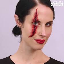 Halloween Scar Tutorial Beauty Makeup Beauty Halloween Makeup Scar Tutorial Gruseliges Make Up Gesicht Schminkzeug