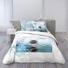 Maybe you would like to learn more about one of these? Parure Housse De Couette En Coton 42 Fils Zen Galets Pas Cher A Prix Auchan