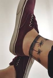 Tropical Tattoo Tattoos Beachy Tattoos Ankle Band Tattoo