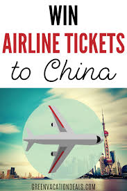 Win Airline Tickets To China