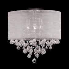 New 4 Bulb Drum Shade Flush Mount Crystal Chandelier Ceiling Fixture Dia 20 Deluxelamp C With Images Bedroom Light Fixtures Ceiling Fan Chandelier Bedroom Ceiling Light