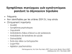 Troubles bipolaires (maniaco-dpression) - Symptmes