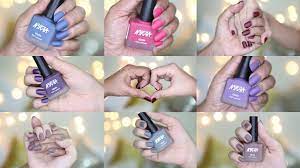A red matte glitter top coat nail polish with hints of pink and fuchsia. Nykaa Fall Matte Nail Polish Swatch Debasree Banerjee Youtube