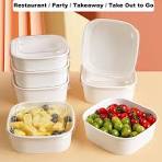Square Paper Bowls | Bioleader® Biodegradable Tableware