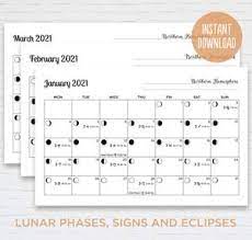 A blank calendar is one of the very downloaded calendars that's used by men and women across the world for several purposes. 2021 Printable Lunar Calendar Monthly Astral Spot