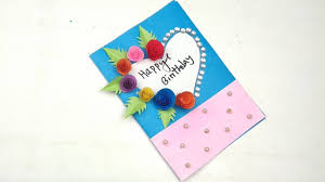 Try with hand lettering and an ink pen for a beautiful presentation. How To Make Handmade Birthday Cards For Friends Handmade Birthday Card Designs