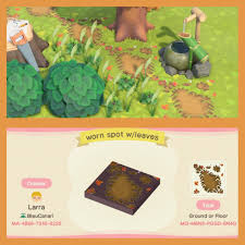 R Acqr Made A Small Dirt Spot To Coordinate With The Longer Fall Weeds It Makes A Nice Landing For Aco In 2020 Animal Crossing Halloween Animals New Animal Crossing