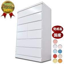 楽天市場 チェスト 白 完成品 幅75cm 6段 パッソ 国産 収納棚 おしゃれ 白 ホワイト 木製 チェスト 日本製 ハイチェスト 衣服収納 ランドリー収納 北欧 風 収納 収納ラック リビング収納 新生活 整理ダンス タンス 引き出し 洗面所 リビング 子供部屋 大川家具