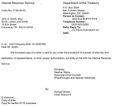 The principal officer of the company should be the one to write the letter. 32 3 2 Letter Rulings Internal Revenue Service