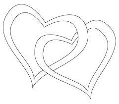 Hearts Interlocked Heart Drawing Love Heart Drawing Hearts Drawing
