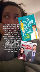 I’ve really enjoyed reading #TheHatingGame and it’s one of my fave movies  to watch over and over. I wish I had read the book first, but I think I  appreciate even more because it’s adding more layers ...