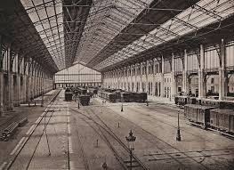 Interieur De La Gare D Orleans 1883 Gare Vieux Paris Paris