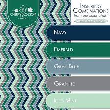 Color Combination For Winter Navy Gray Blue Emerald Mint Green Gray Herringbone Pattern Green Colour Palette Room Color Schemes Green Color Schemes