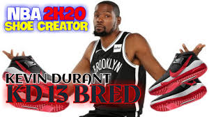 See more of kevin durant on facebook. Nba 2k20 Shoe Creator Kevin Durant Kd 13 Bred Nba Shoe Creator Youtube