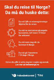 Flere viktige unntak gjelder, og en oversikt følger nedenfor. Regjeringa Krev Obligatorisk Testing Og Registrering Fra 2 Januar Ved Innreise Til Norge Sande Kommune
