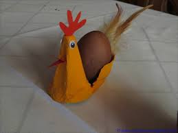 Ich glaube, ich werde die beiden meiner nachbarin zu ostern schenken. Hahn Und Huhn Aus Eierkartons Cahama