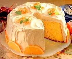 Recipe Orange Chiffon Cake With Spice And Orange Frosting Tube Pan With Photo Recipelink Com Orange Chiffon Cake Orange Chiffon Cake Recipe Chiffon Cake