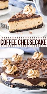 Coffee Cheesecake Recipe In 2020 Coffee Cheesecake Desserts Coffee Dessert