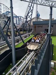 The steeplechase is a three tracked racing roller coaster at pleasure beach blackpool in blackpool, england. Icon Coasterpedia The Roller Coaster And Flat Ride Wiki