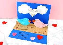 Click the link for the details here. How To Make A Pop Up Love Birds Card I Heart Crafty Things