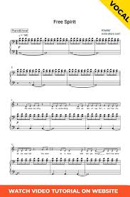 Before khalid walked onstage at red rocks, he did a vocal melody which he labeled free spirit. that vocal melody evolved into the title track of khalid's second album, but it took him nine months to flesh out his ideas. Khalid Free Spirit Sheet Music For Piano Pdf Piano Vocal Sheet Music Printable Sheet Music Piano Sheet Music