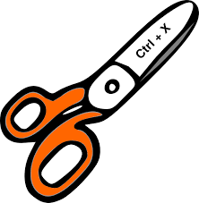 HR BLOQ - Ctrl+x is the key combination of the control key and a key  usually labeled "x", typically used to cut selected text and save it to the  clipboard ready to