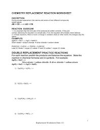 See the best & latest double discounts worksheet answers on iscoupon.com. Chemistry Replacement Reaction Worksheet