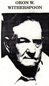 Memorial: Oron Witherspoon