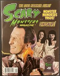 SCARY MONSTERS MAGAZINE #92 DENNIS DRUKTENIS PUBLISHING DINOSAURS HAMMER  HORROR