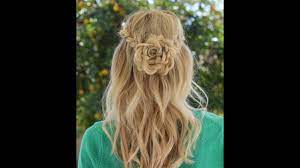 How To Flower Braid Medium Hair Styles Hairstyle Medium Length Hair Styles