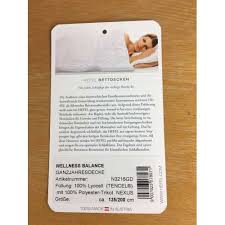 Die sieger der stiftung warentest. Testbericht Ganzjahres Bettdecke Wellness Balance Von Hefel