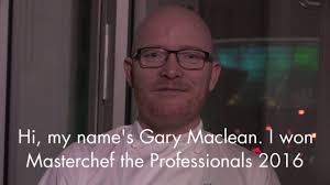 Masterchef: the Professionals 2016 winner Gary Maclean