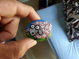 Kuzu Tas Boyama Stone Painting Painting Taslar
